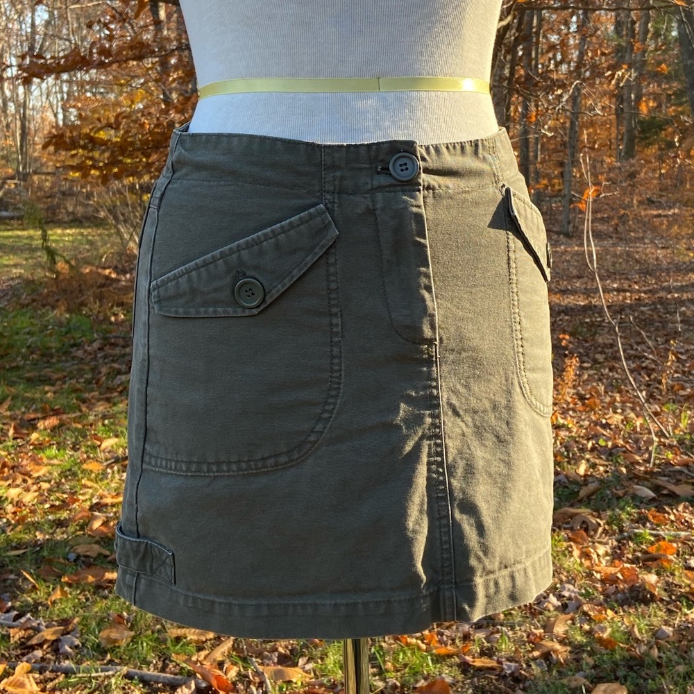 H&M Army Green Mini Skirt